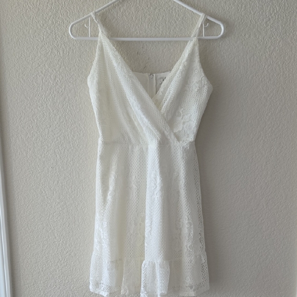 Speechless White Lace Mini Dress - Picture 1 of 7